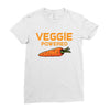 Veggie Powered Ladies Fitted T-Shirt