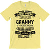 Super Cool Granny Of A Freaking Awesome Granddaughter T-Shirt