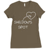 sheldon's spot Ladies Fitted T-Shirt