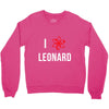 i heart leonard Crewneck Sweatshirt
