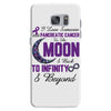 i love someone with pancreatic cancer to the moon &amp; back to infınıty Samsung Galaxy S7 Case