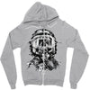 skull pilot Zipper Hoodie