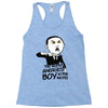 angriest boy in the world Racerback Tank