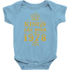 kings are born in 1978 Baby Bodysuit