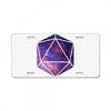 d20 galaxy License Plate