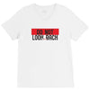 do not look honey back V-Neck Tee