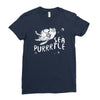 sea turtle cat Ladies Fitted T-Shirt