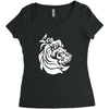 leo zodiac Women's Triblend Scoop T-shirt