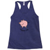 happy pig Racerback Tank