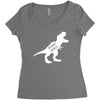 Mommysaurus Women's Triblend Scoop T-shirt