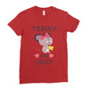 trashy and sassy Ladies Fitted T-Shirt