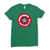 deadpool was here (captain america) Ladies Fitted T-Shirt