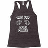 this guy loves philly Racerback Tank