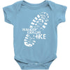 wander explore hike Baby Bodysuit
