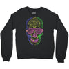 skull neon Crewneck Sweatshirt