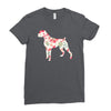 flower Ladies Fitted T-Shirt