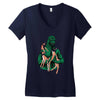 fawns meet kaiju Women's V-Neck T-Shirt