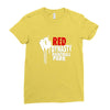 RED PAINBALL Ladies Fitted T-Shirt