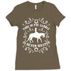 time in the saddle is never wasted Ladies Fitted T-Shirt