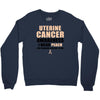 Uterine Cancer Awareness I Wear Peach For Some Special To Me Crewneck Sweatshirt