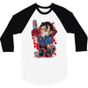 evil cartoon 3/4 Sleeve Shirt