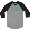 wicked smaht funny (2) 3/4 Sleeve Shirt