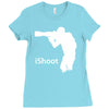 ishoot camera photographer Ladies Fitted T-Shirt