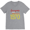 awesome since november 1970 V-Neck Tee