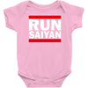 run saiyan Baby Bodysuit