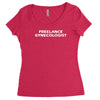 freelance gynecologist Women's Triblend Scoop T-shirt