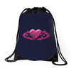 shy girl Drawstring Bags
