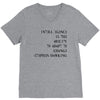 intelligence is the ability to adapt to change V-Neck Tee