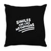 similes Throw Pillow