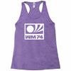 wm 74retro deutschland Racerback Tank