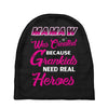 Mamaw Was Created Because Need Real Heroes Baby Beanies