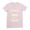 legendary riders are born in 1972 Ladies Fitted T-Shirt