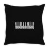 piano skyline Throw Pillow