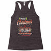 Merry Christmas To Father Of Great Awesome Racerback Tank