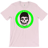 misfits fiend club green punk rock indie T-Shirt