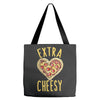 extra cheesy Tote Bags