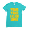 Winner Winner Chicken Dinner Ladies Fitted T-Shirt