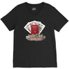 lucky devil gambling cards V-Neck Tee