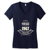 premium vintage 1967 classic perfectly aged limited edition Women's V-Neck T-Shirt