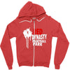 RED PAINBALL Zipper Hoodie
