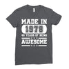 made in 1978 40 years of being awesome Ladies Fitted T-Shirt