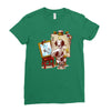 triple beagle portrait Ladies Fitted T-Shirt