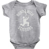 runs with scissors Baby Onesie