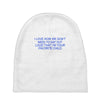 i love how we don't need to say out lout that i'm Baby Beanies