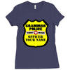 grammar police customizable Ladies Fitted T-Shirt
