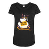 i dont want to job Maternity Scoop Neck T-shirt